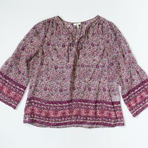 Bohemian Style Silk Joie Blouse